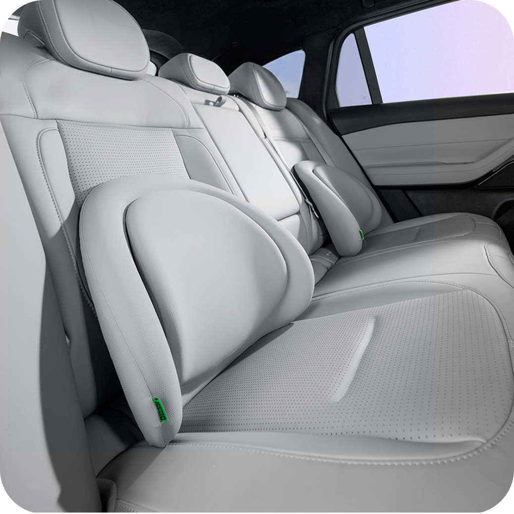 (draft) cicido bantal mobil penyangga pinggang ergonomis double layer cooling memory foam anti bakteri 7a