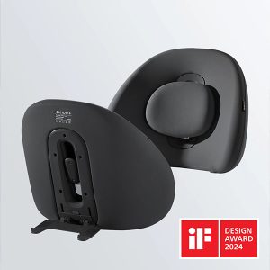 CICIDO Bantal Cooling Memory Foam Penyangga Pinggang Adjustable 4 Arah Bantal Sandaran Mobil Lapisan Ganda