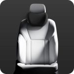 (draft) cicido bantal mobil zero gravity sandaran kepala leher pengemudi car headrest support cooling memory foam