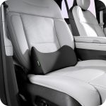 (draft) cicido set headrest & lumbar support mobil dual feel cooling memory foam set sandaran kepala & pinggang mobil premium clone