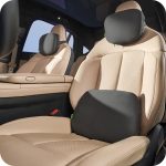 cicido set headrest & lumbar support mobil dual feel cooling memory foam set sandaran kepala & pinggang mobil premium